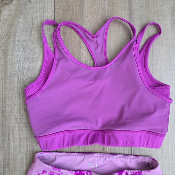 IVL Collective Technically Fashion Tie Dye Sports Bra/Leggings Set Women Sz 6 - Picture 3 of 11